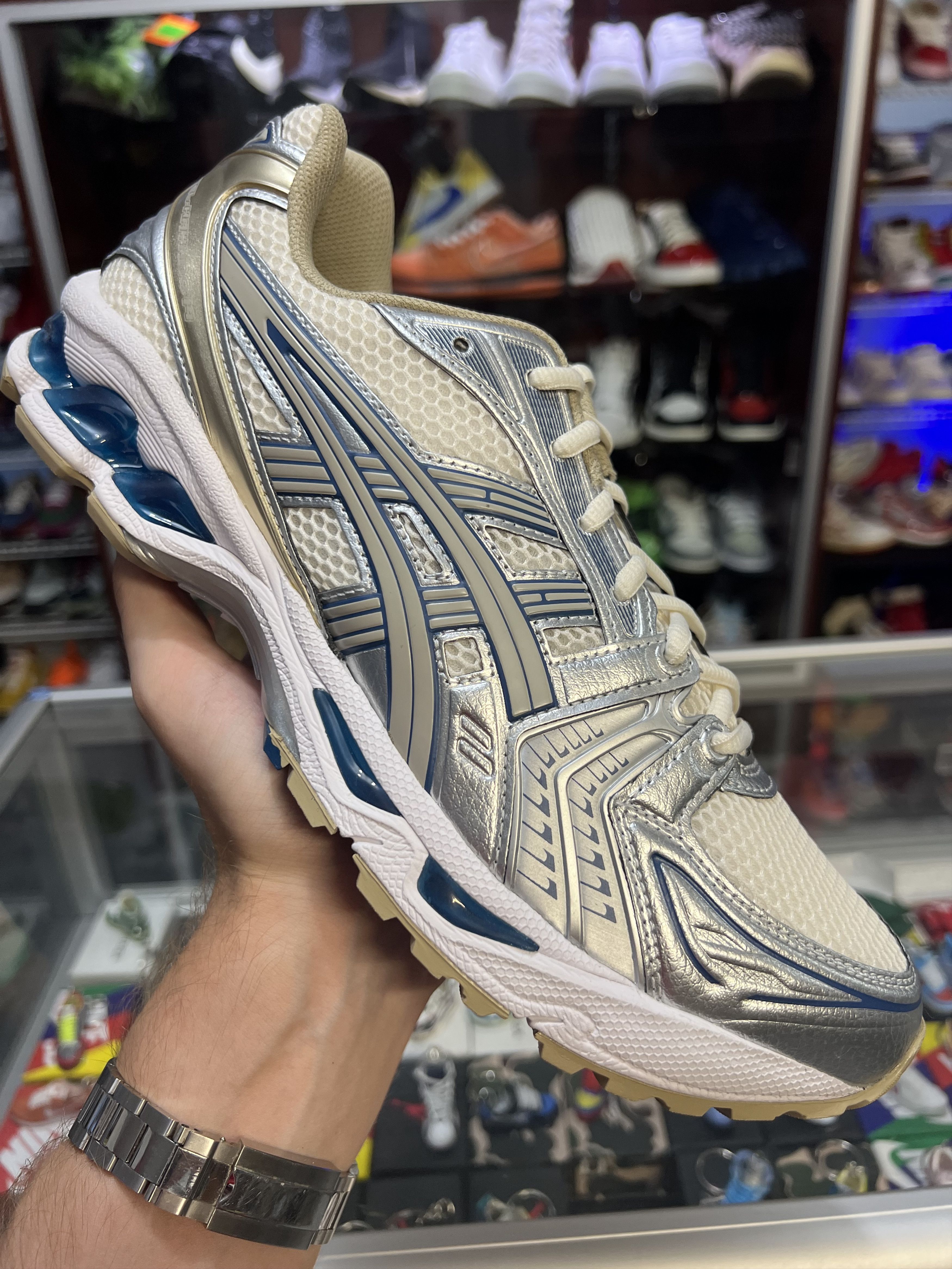 ASICS Gel-Kayano 14 'Cream Silver Champagne' Size 11 New