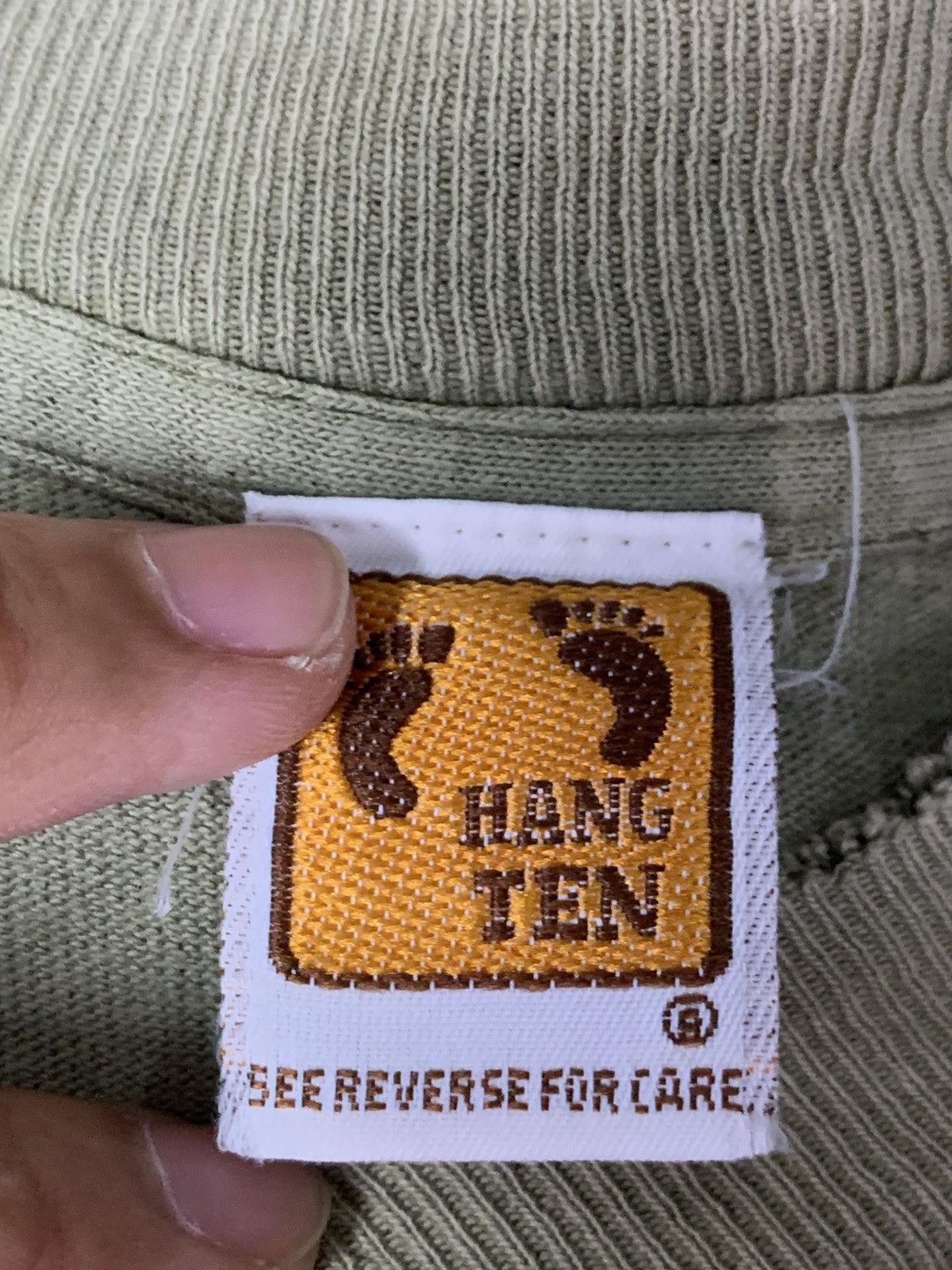 Hang Ten × Vintage Vintage 80s Hang Ten T-Shirt Size US L / EU 52-54 / 3 - 15 Thumbnail