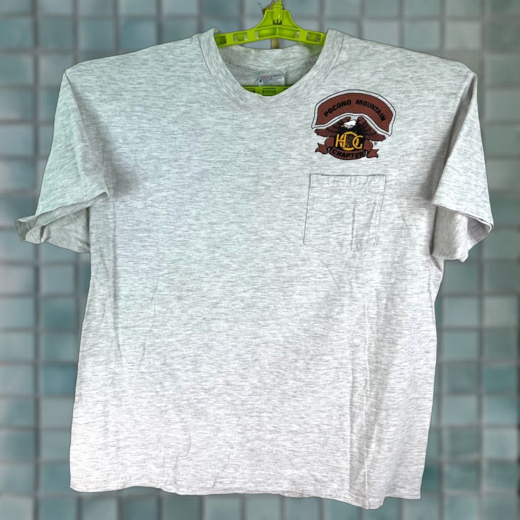 Harley Davidson Harley-Davidson T Shirt Mens Pocono HOG Chapter XL Gray Short Sleeve Size US XL / EU 56 / 4 - 1 Thumbnail