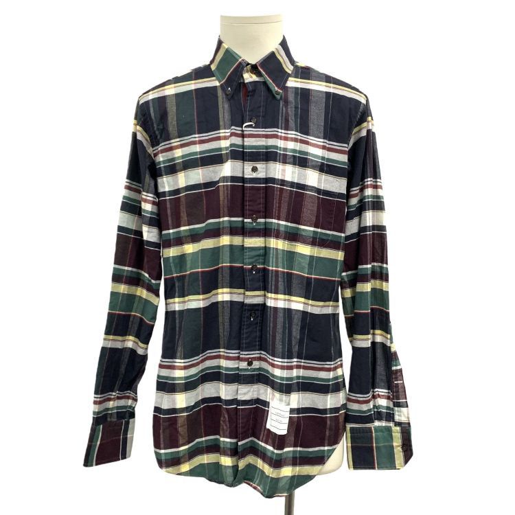 Thom Browne Thom Browne Plaid Button Down Shirt Size 3 Size US L / EU 52-54 / 3 - 1 Thumbnail