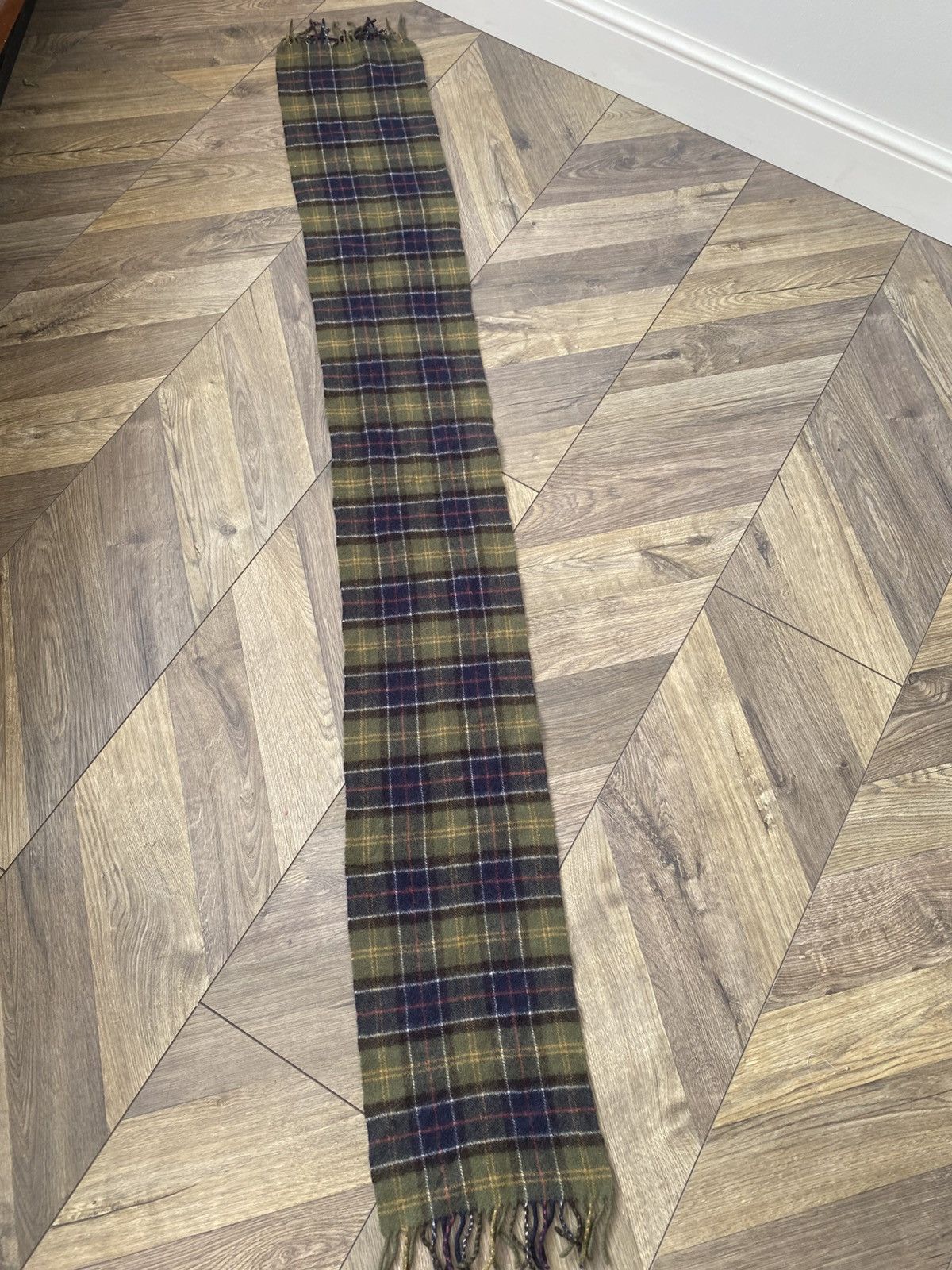 Barbour Vintage Barbour nova check wool scarf Size ONE SIZE - 7 Thumbnail