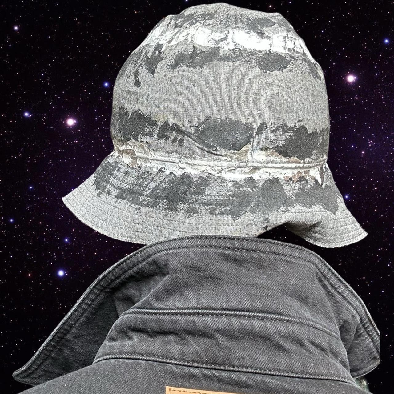 Jordan Brand ASTROBOI* x Jordan Gray Painted Bucket Hat Size ONE SIZE - 5 Thumbnail