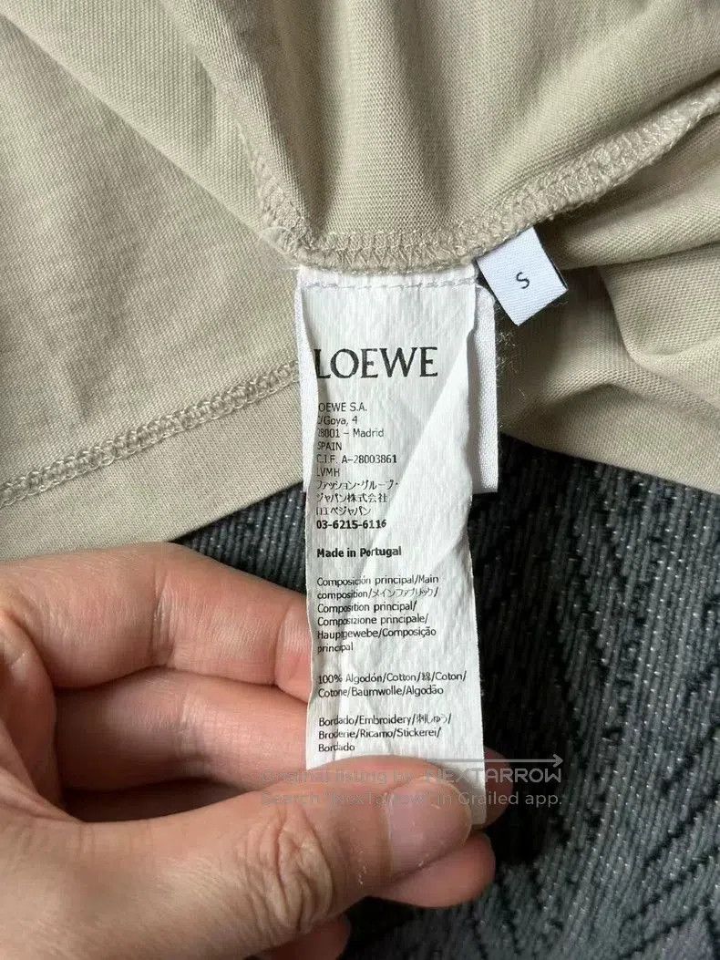 Loewe Loewe New Big Logo Short Sleeve T-shirt. Size US XS / EU 42 / 0 - 4 Thumbnail