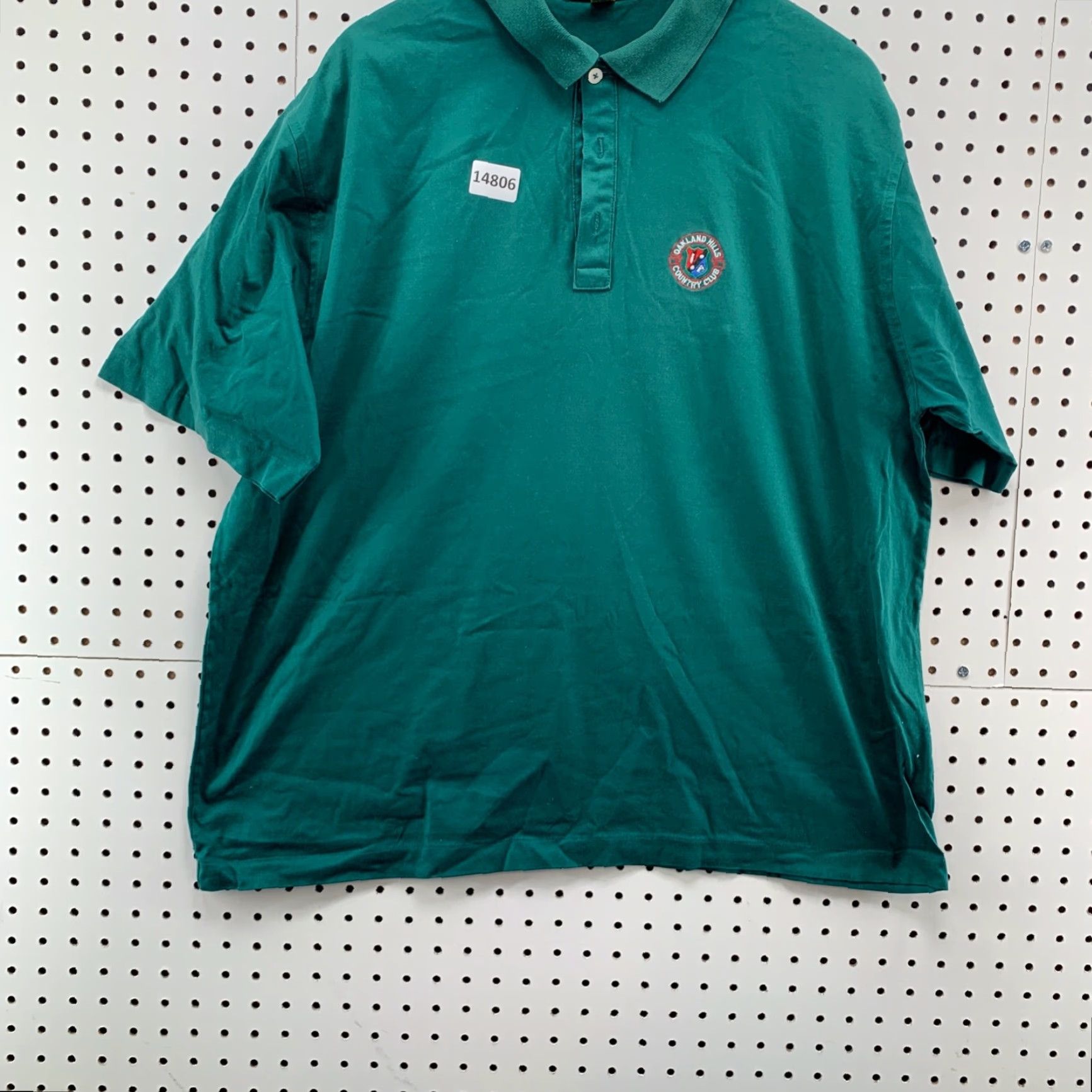 Vintage VINTAGE Cross Creek Polo Shirt Men XL Green 90s PGA Golf Oakland Hills Large Cotton Size US XL / EU 56 / 4 - 5 Thumbnail