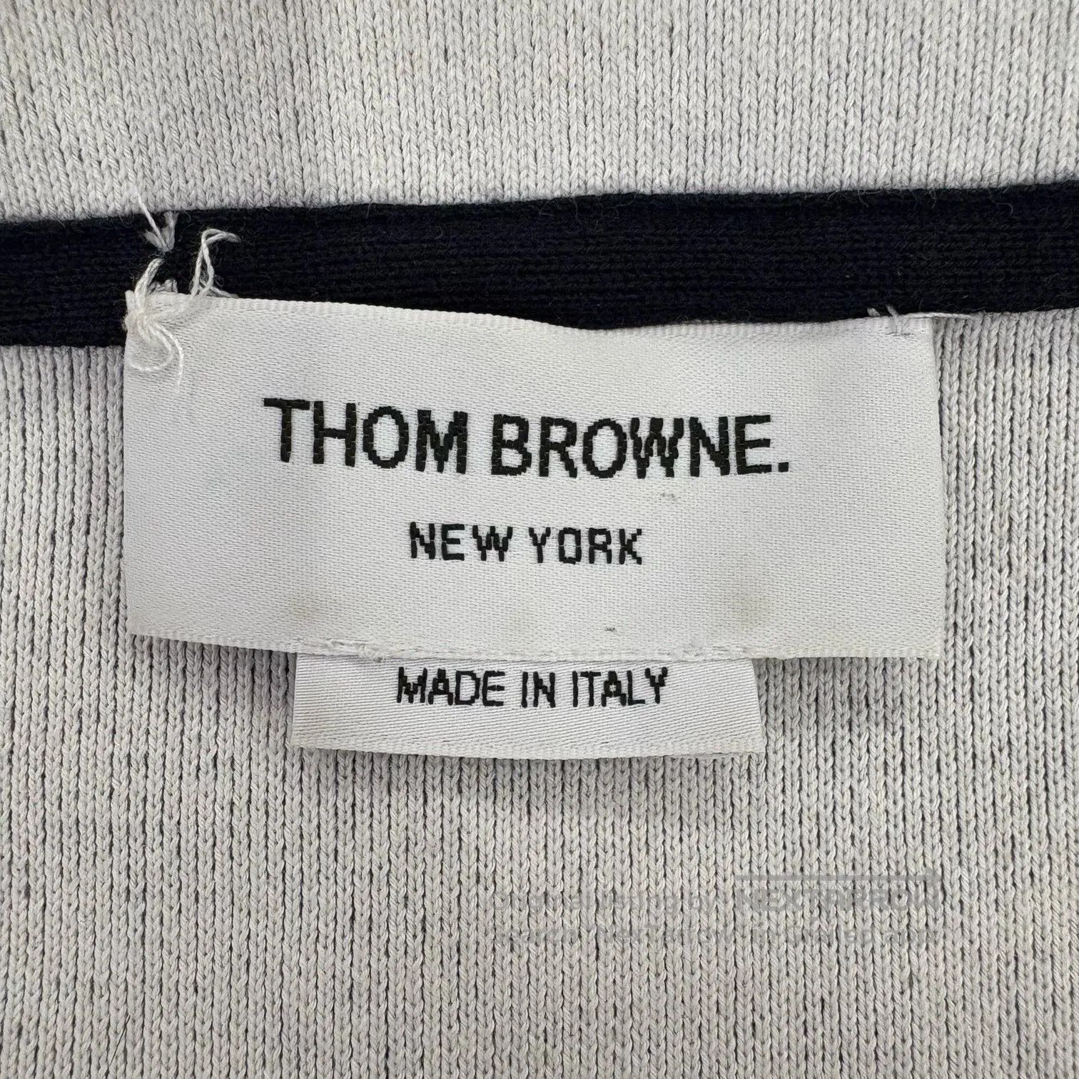 Thom Browne Thom Browne Dachshund Striped Hooded Knit Coat. Size US XL / EU 56 / 4 - 3 Thumbnail