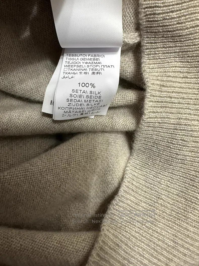 Brunello Cucinelli Brunello Cucinelli Women's V-neck Long Sleeve Cashmere Kni Size L / US 10 / IT 46 - 5 Thumbnail