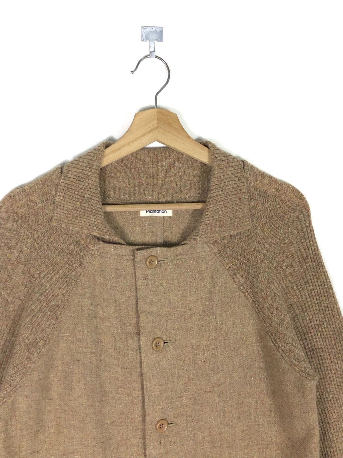Issey Miyake RARE🔥AW2012 ISSEY MIYAKE PLANTATION WOOL KNIT LIGHT JACKET Size M / US 6-8 / IT 42-44 - 6 Thumbnail