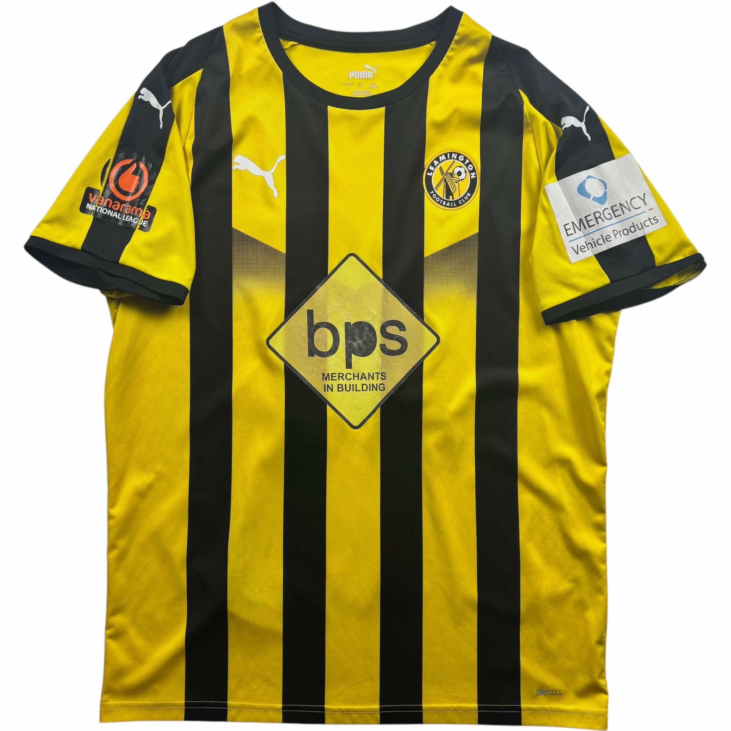 Puma MATCH WORN Leamington 2018-21 home #12 football jersey sz L Size US L / EU 52-54 / 3 - 1 Thumbnail