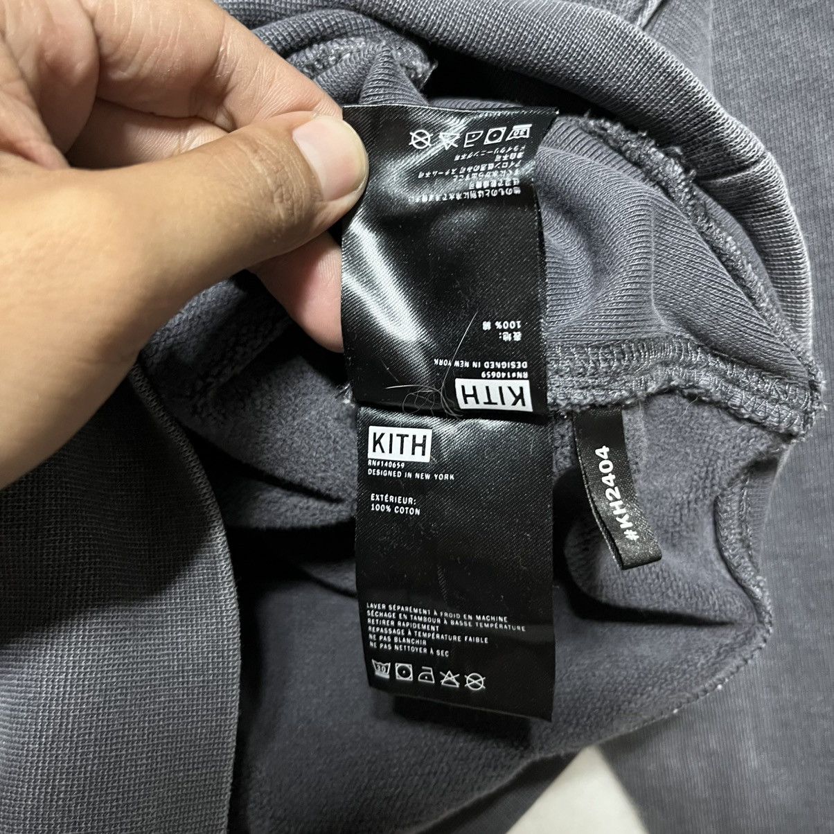 Kith Kith Williams 3 Hoodie Battleship Grey Size US S / EU 44-46 / 1 - 8 Thumbnail