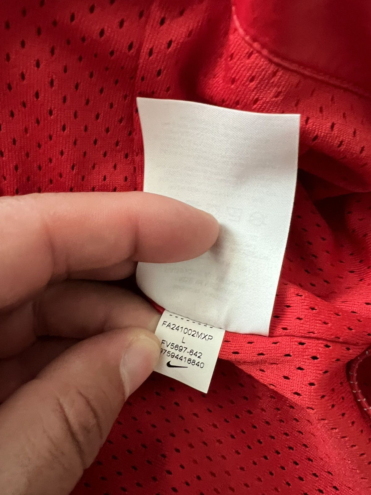 Nike Nike x Jacquemus Adult Unisex Track Jacket University Red Size US L / EU 52-54 / 3 - 14 Thumbnail