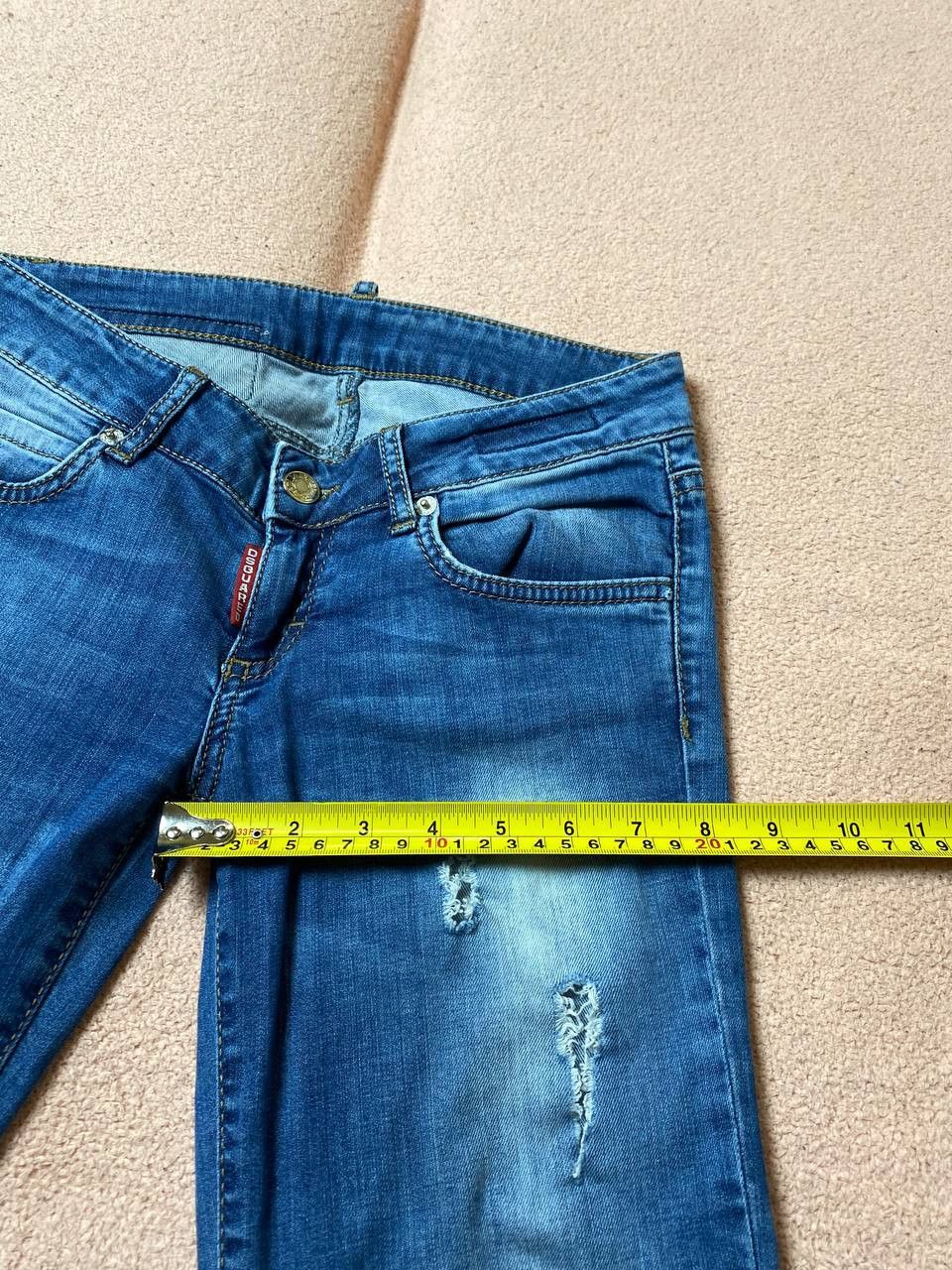 Dsquared2 × Vintage Vintage Distressed Washed Jeans Size 27" / US 4 / IT 40 - 6 Thumbnail