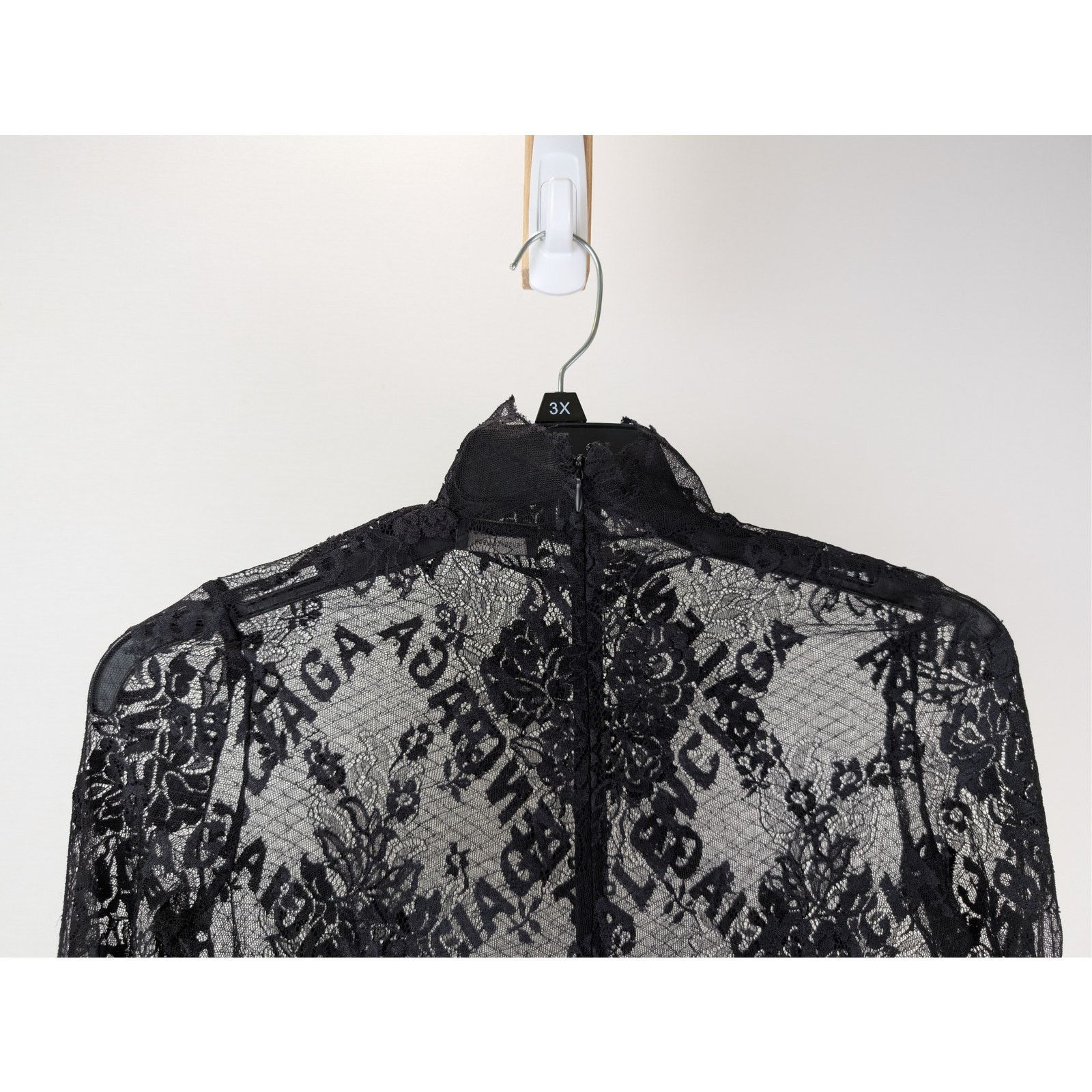 Balenciaga o1rshd1 Glove Dress Stretch Lace in Black Size S / US 4 / IT 40 - 11 Thumbnail