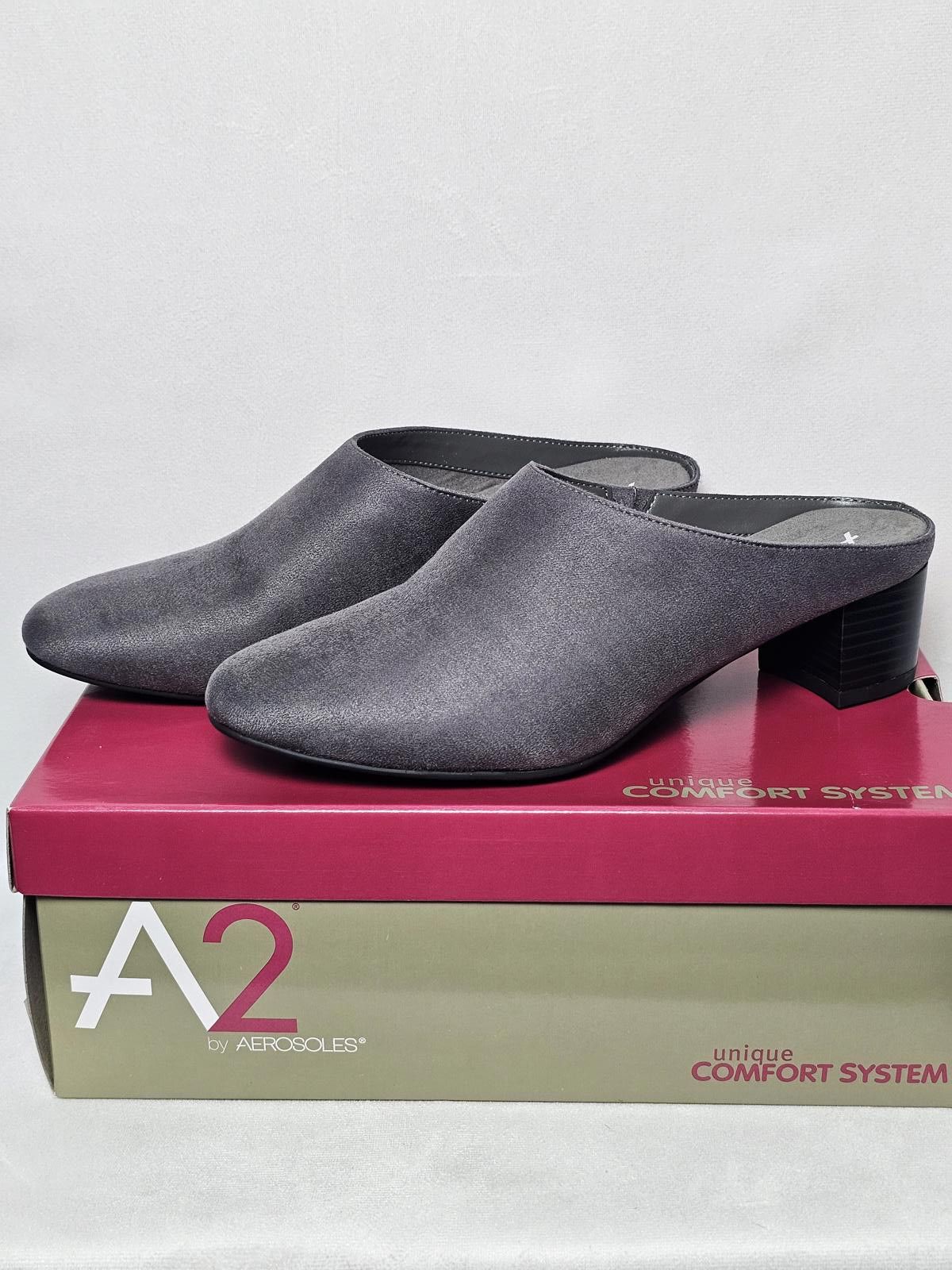 Other Lilypad Grey A2 by Aerosoles Slides sz 8 NEW Size US 8 / IT 38 - 6 Thumbnail