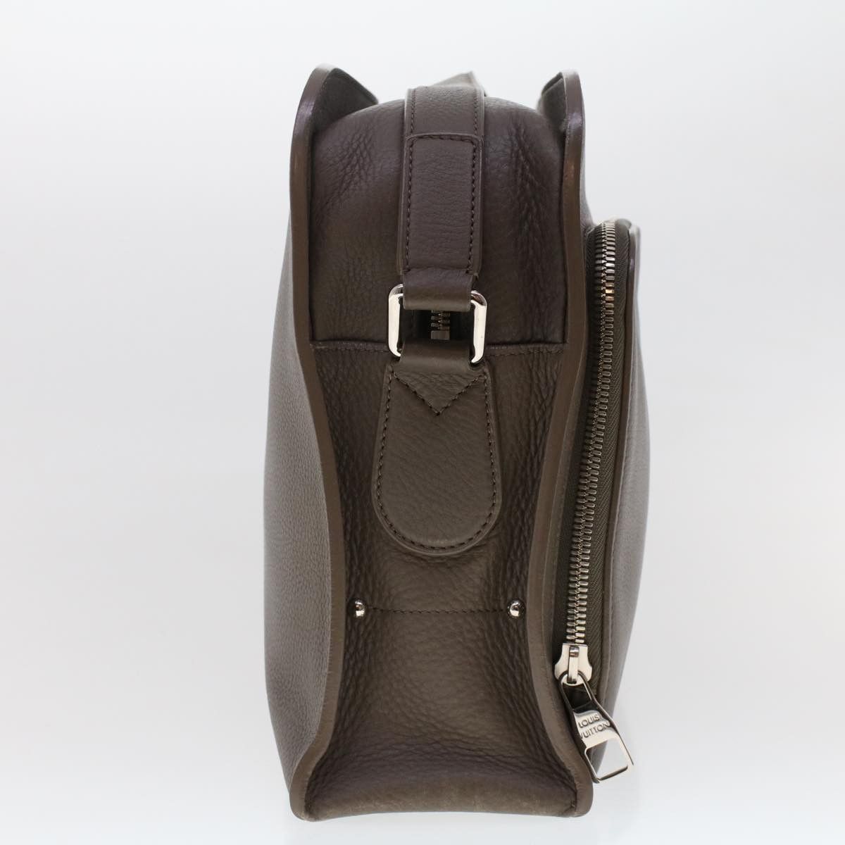 Louis Vuitton LOUIS VUITTON Naxos Shoulder Bag Leather Gray Size ONE SIZE - 3 Thumbnail