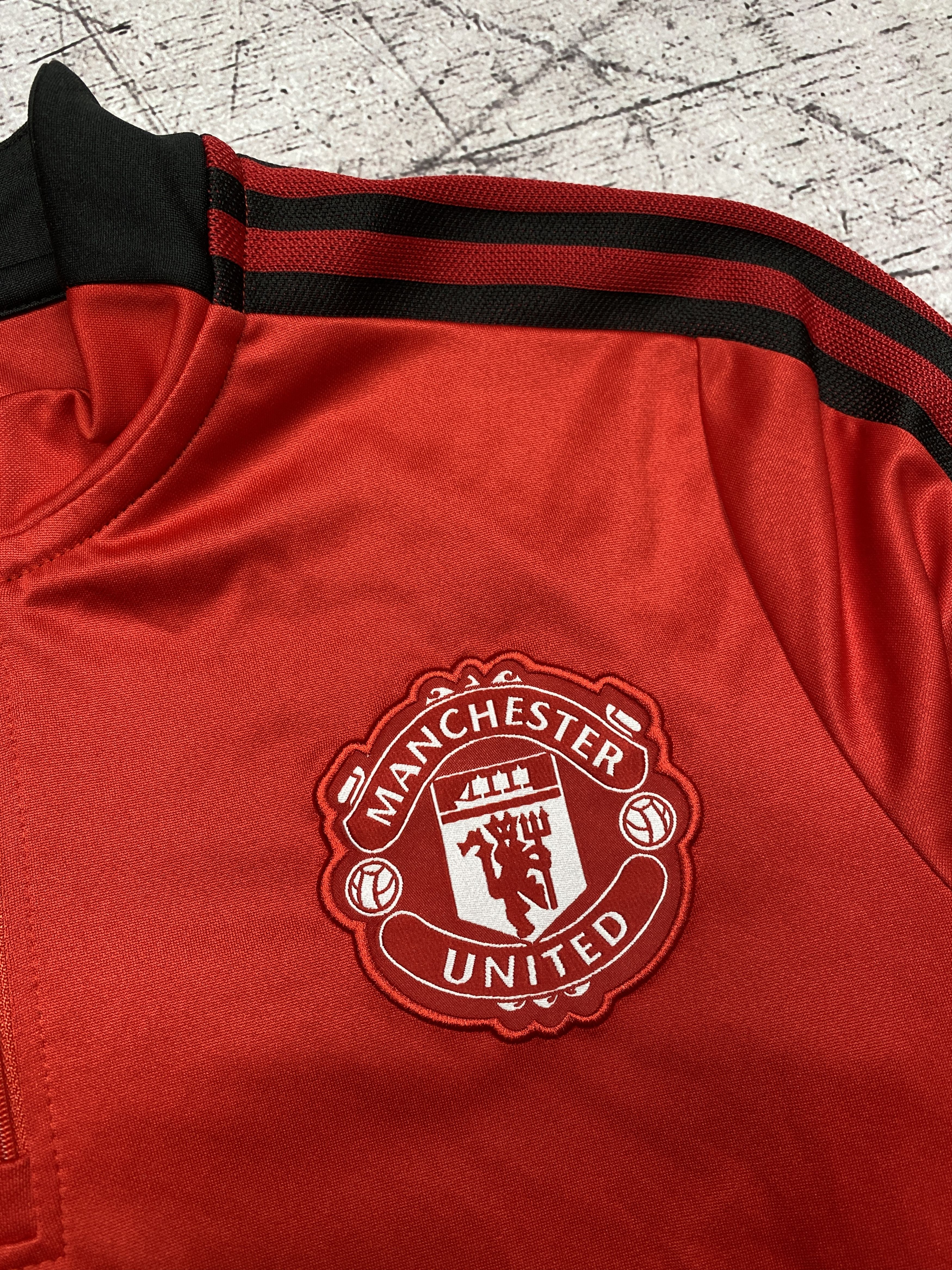 Adidas Adidas Manchester United Mens 1\4 Zip Long Sleeve Jersey Size US S / EU 44-46 / 1 - 3 Thumbnail