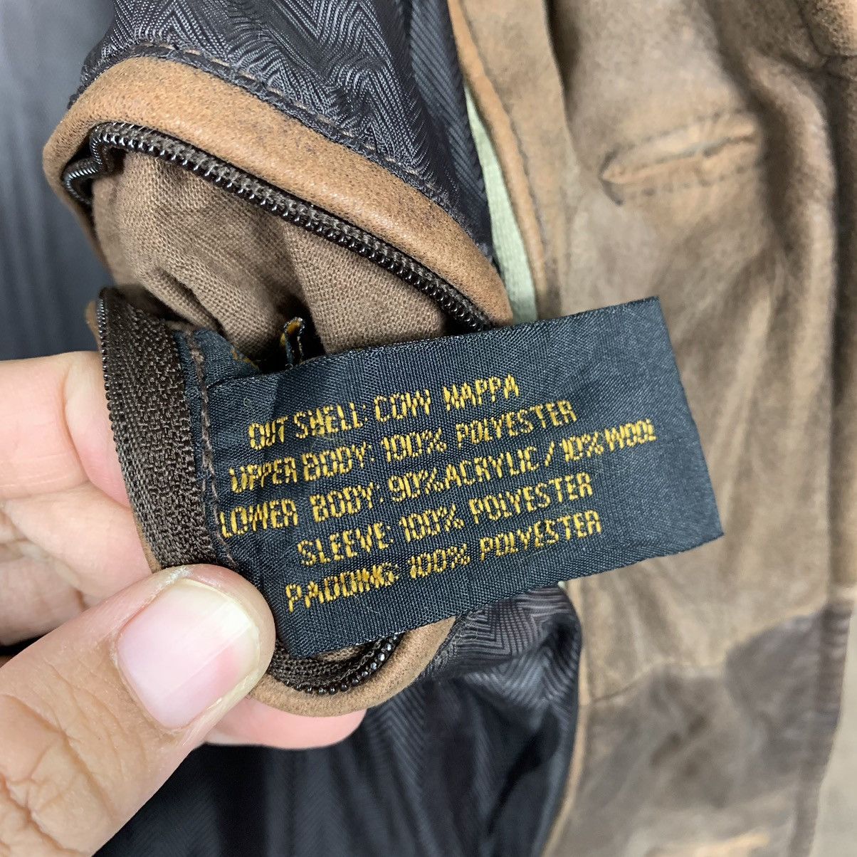Japanese Brand Cow Leather Jacket