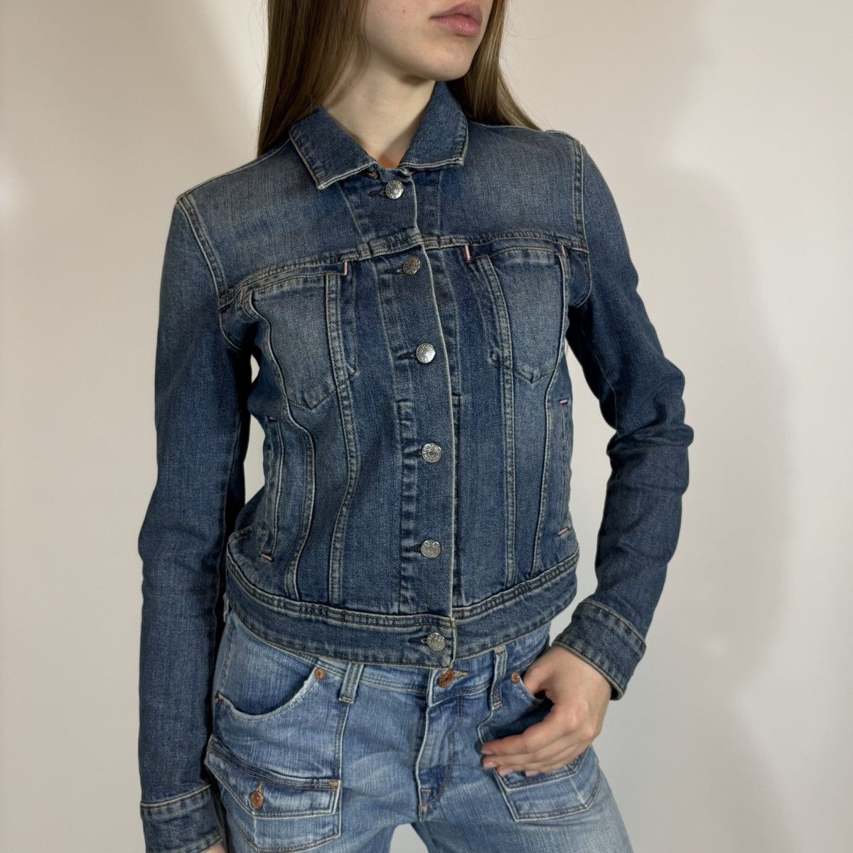 Acne Studios Vintage Y2K Acne Studios Luxury Denim Jacket Casual Style Size S / US 4 / IT 40 - 3 Thumbnail