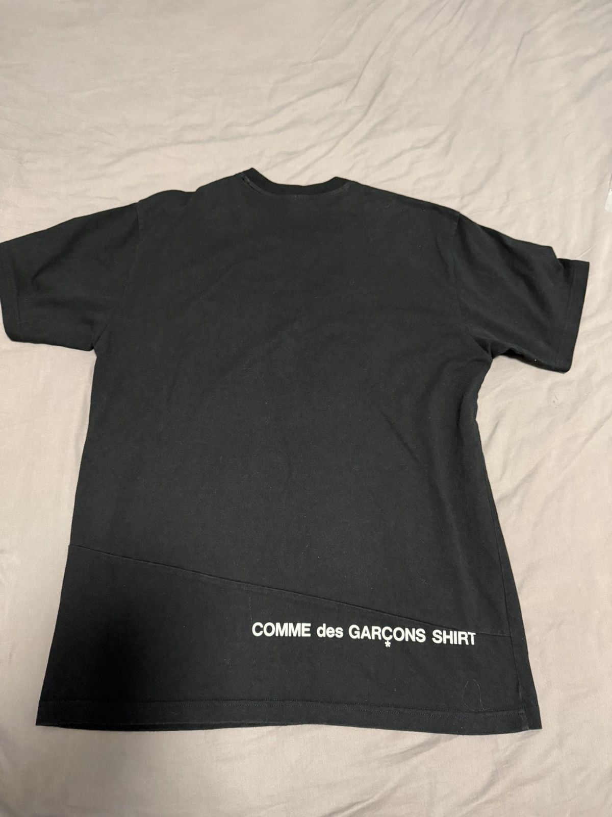 Comme des Garcons Supreme cdg split box logo tee black Size US M / EU 48-50 / 2 - 6 Thumbnail