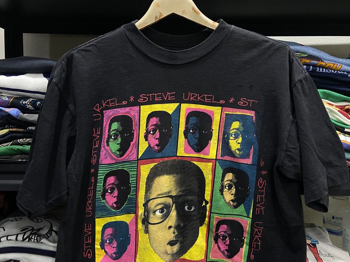 Vintage Vintage 90s Steve Urkel Family Matters Movie Sitcom TShirt Size US M / EU 48-50 / 2 - 2 Thumbnail