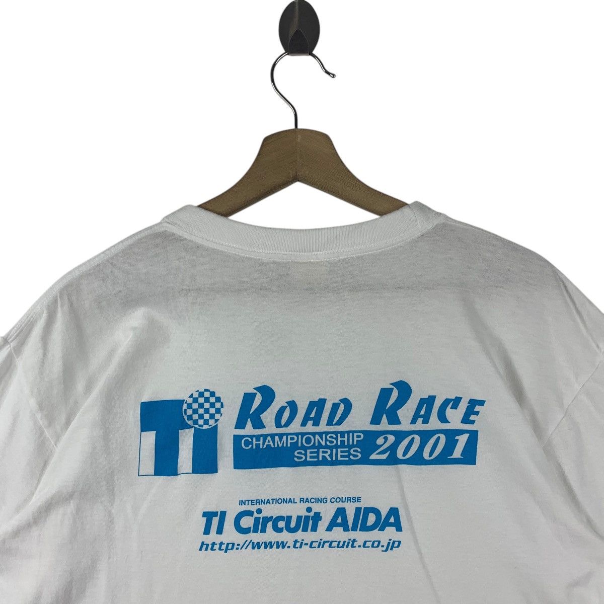 Japanese Brand Vintage TI ROAD RACE Championship racing tee Size US L / EU 52-54 / 3 - 9 Thumbnail