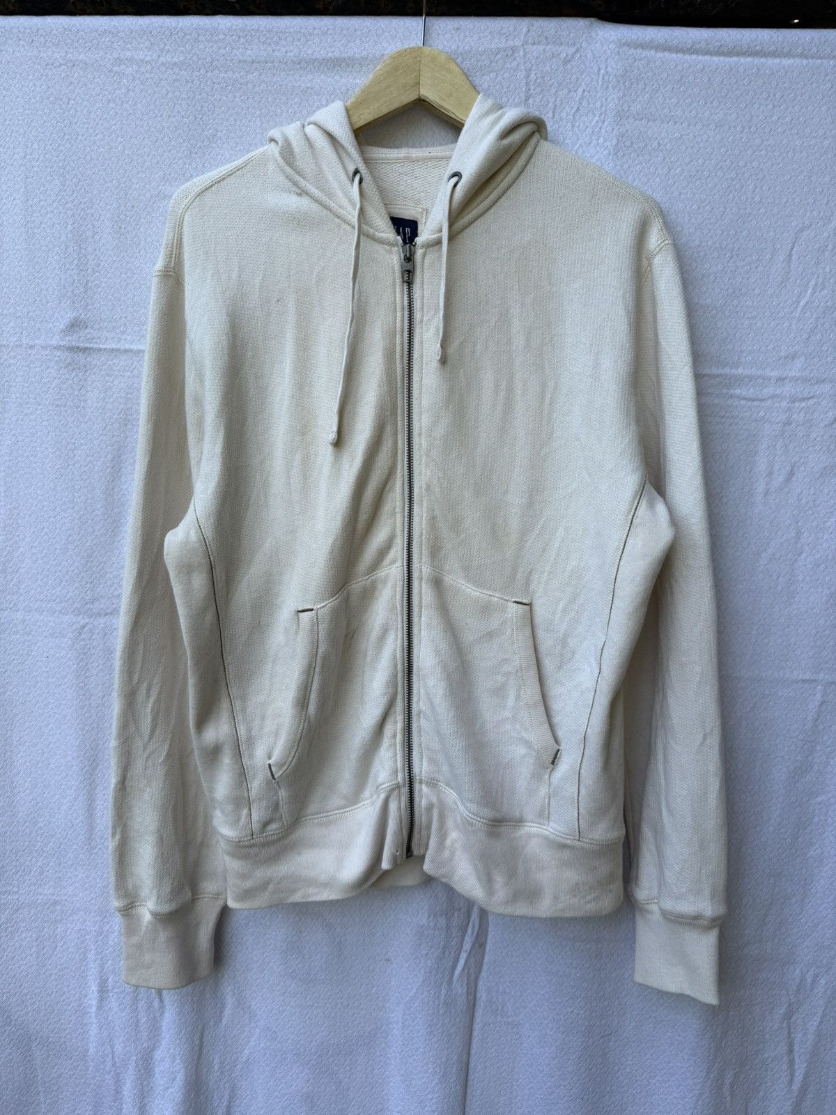 Gap Vintage Gap Zipper Hoodie Size US L / EU 52-54 / 3 - 1 Thumbnail