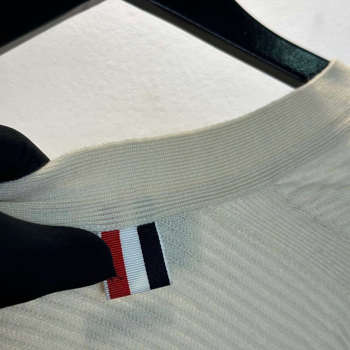 Thom Browne THOM BROWNE 4BAR CARDIGAN Size US L / EU 52-54 / 3 - 9 Thumbnail