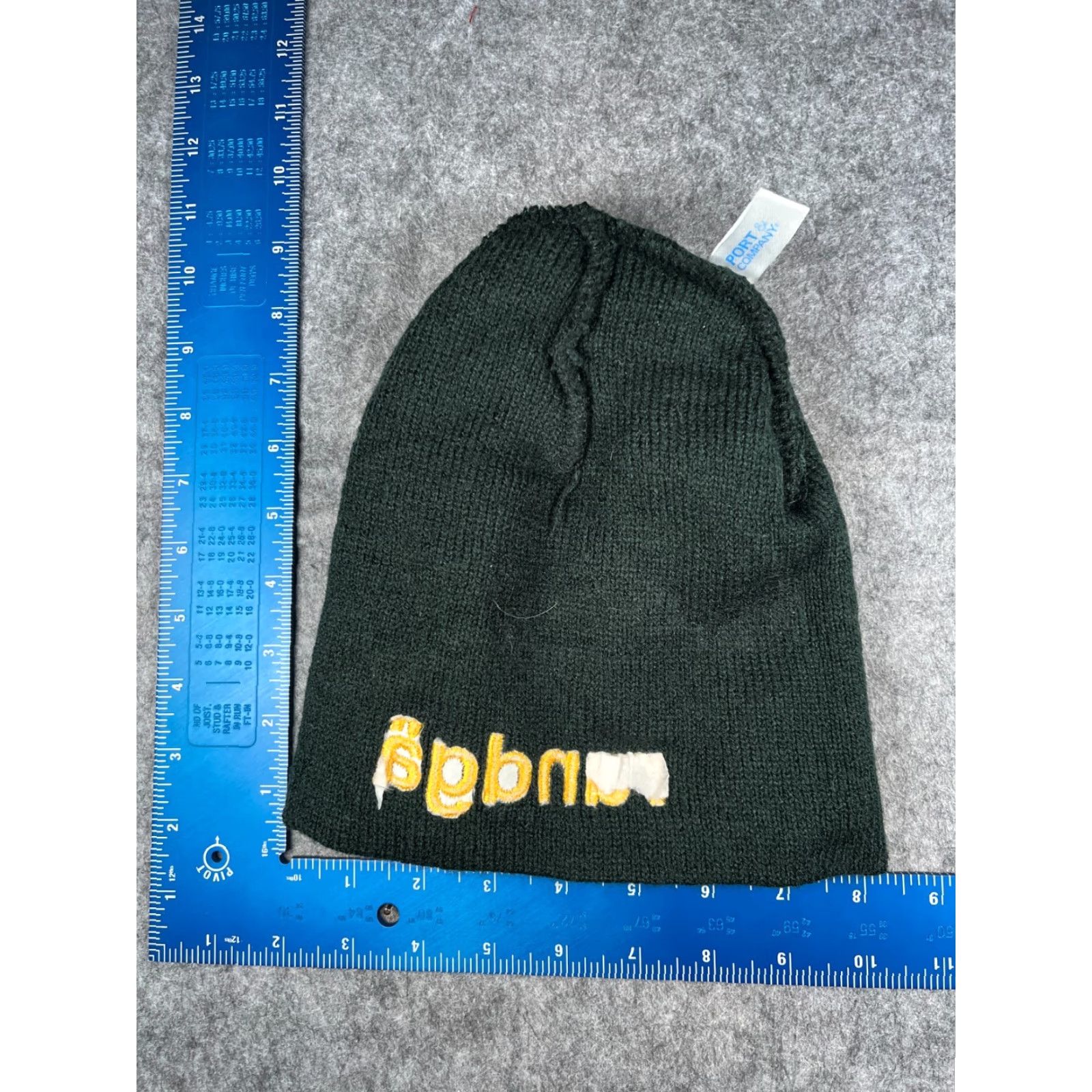 Port & Company Port & Company Beanie Adult One Size Green Knit Acrylic Embroider Skate Logo Hat/Cap Size ONE SIZE - 5 Thumbnail
