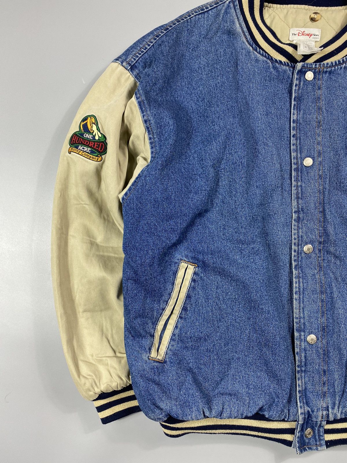 Vintage 90s Winnie the Pooh- Xxxtentacion Denim Varsity Jacket Size US XL / EU 56 / 4 - 8 Thumbnail