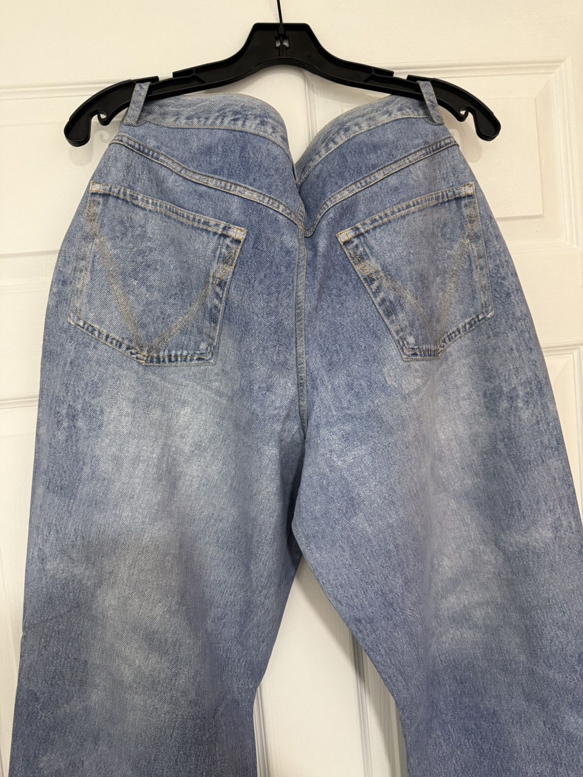 Bottega Veneta Bottega Veneta Denim print Leather jeans Size US 34 / EU 50 - 4 Thumbnail
