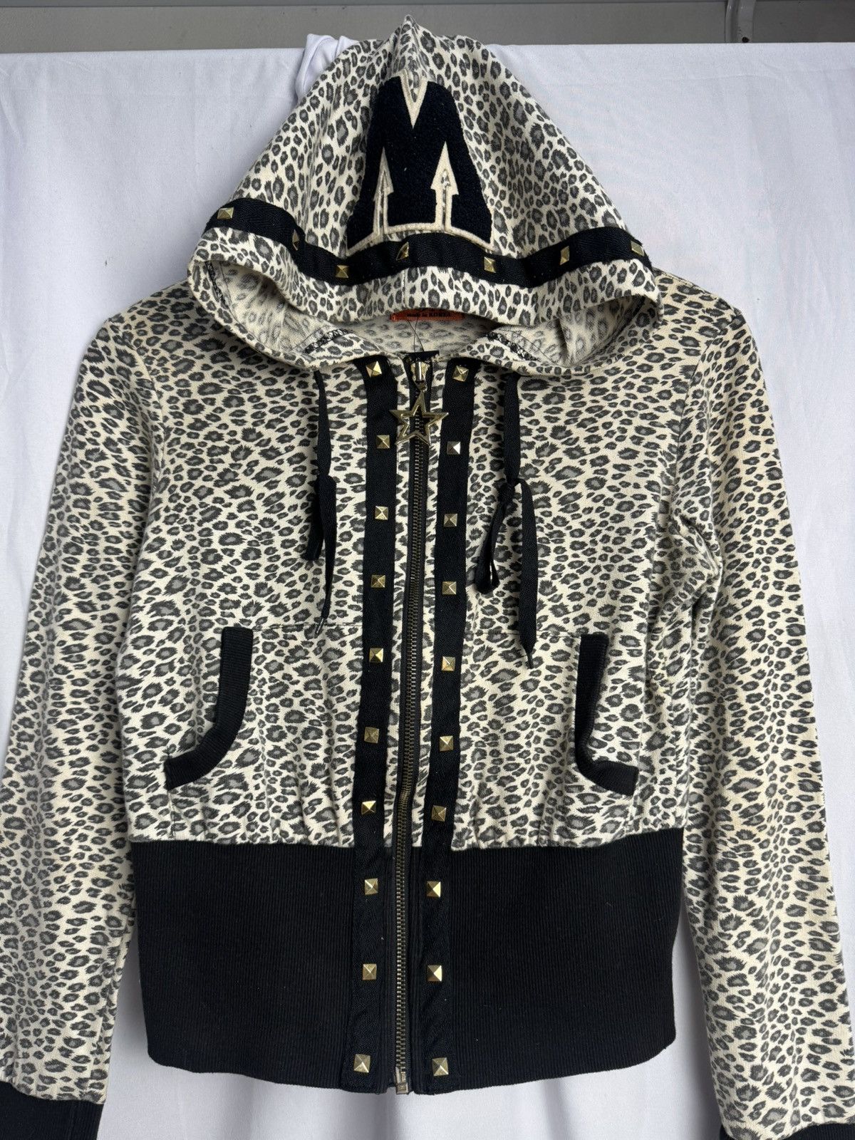 Hysteric Glamour Studded Croped Hoodie Y2K Styled Japanese Size US S / EU 44-46 / 1 - 2 Thumbnail