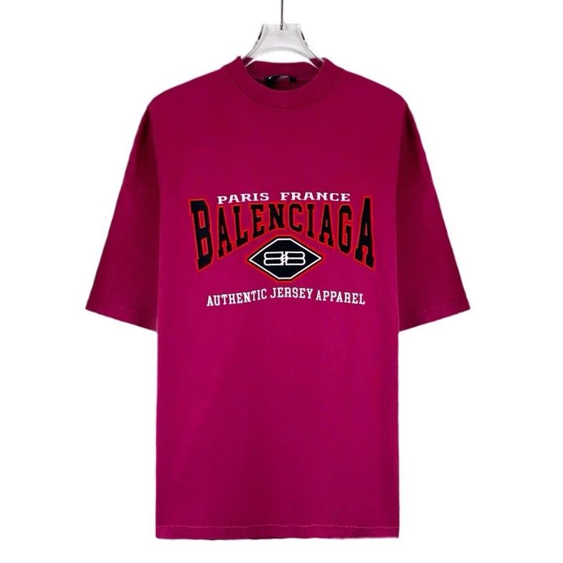 Balenciaga Balenciaga Rose logo monogrammed embroidered cotton crew n Size US L / EU 52-54 / 3 - 1 Thumbnail