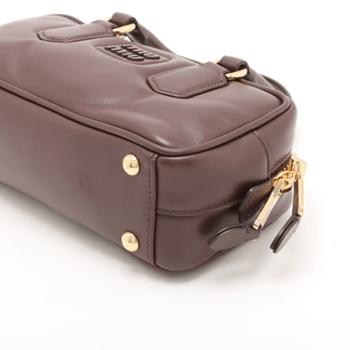 Miu Miu Arkady Leather Two-Way Handbag Size ONE SIZE - 3 Thumbnail