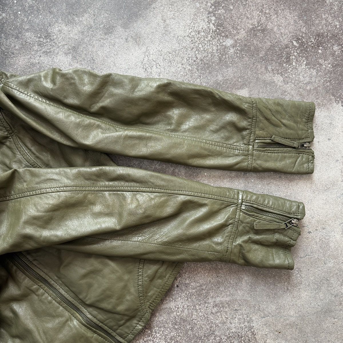 If Six Was Nine Gipsy Vintage Avant Garde Zip Details Leather Biker Jacket Size S / US 4 / IT 40 - 9 Thumbnail