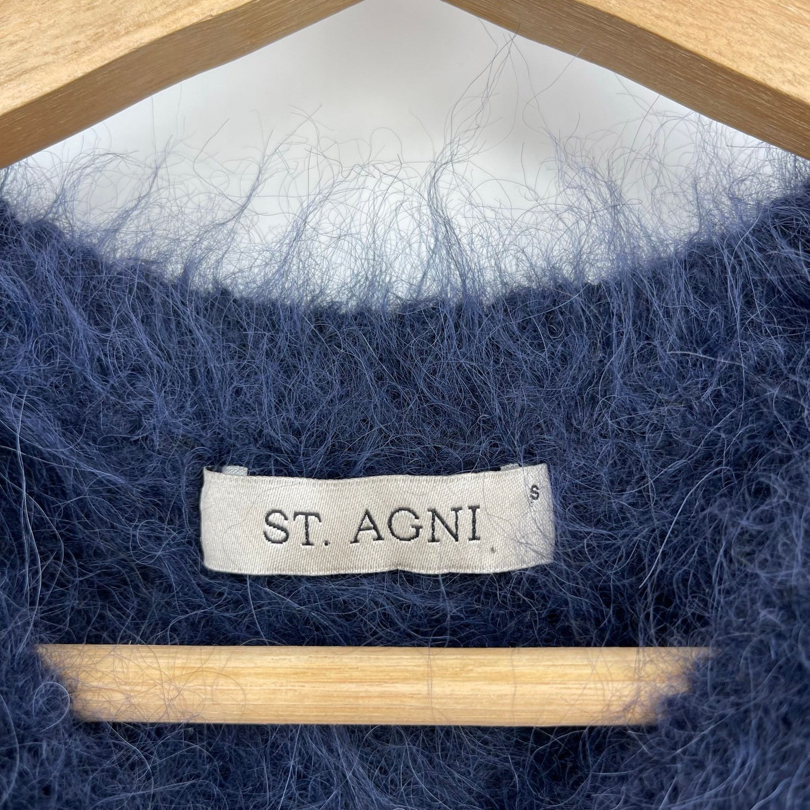 St. Agni St Agni | Alpaca Baby Tee In Midnight Blue S Size S / US 4 / IT 40 - 4 Thumbnail