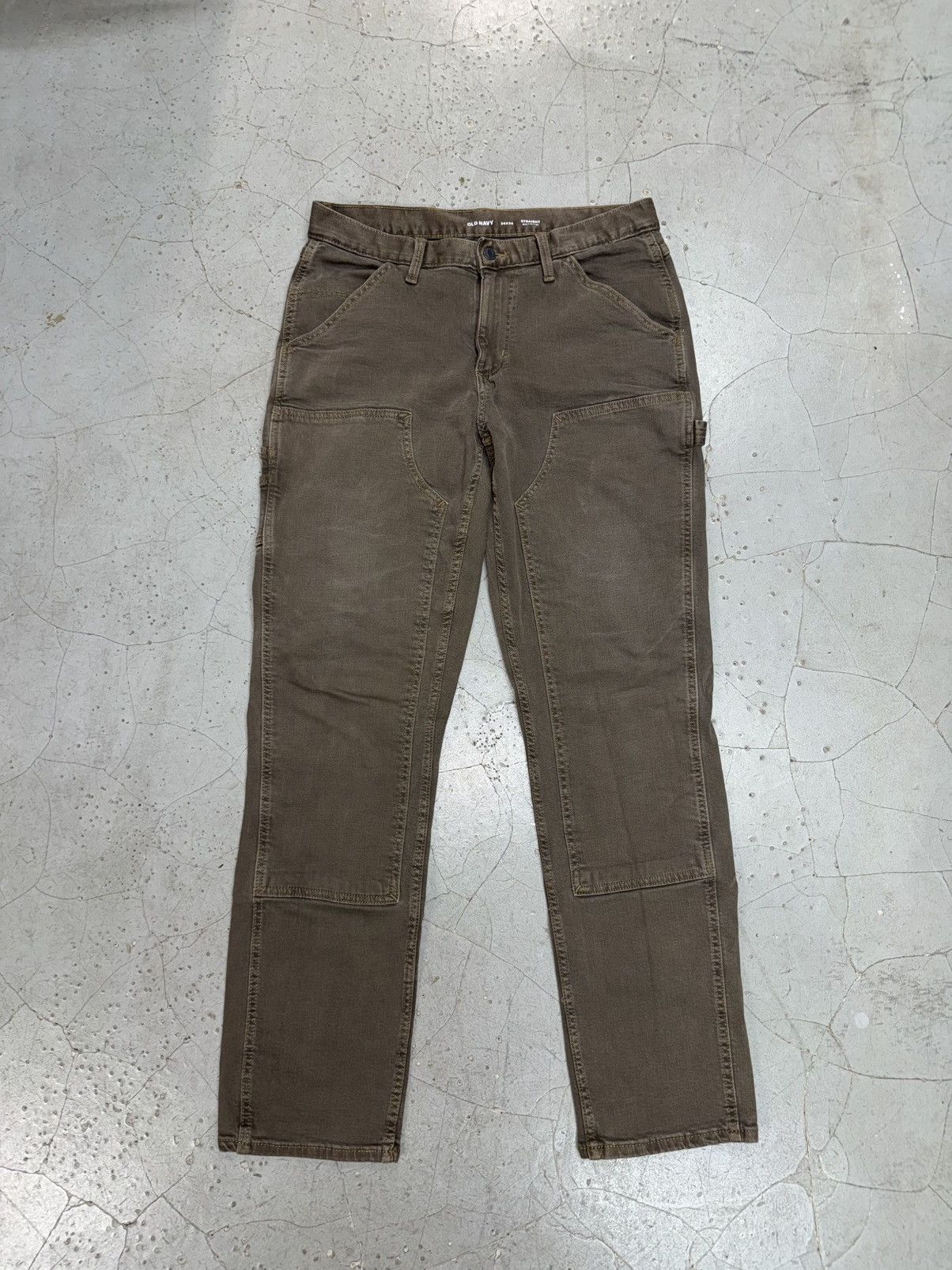 Old Navy Double Knee Vintage Style Old Navy Work Pants Size US 34 / EU 50 - 1 Thumbnail