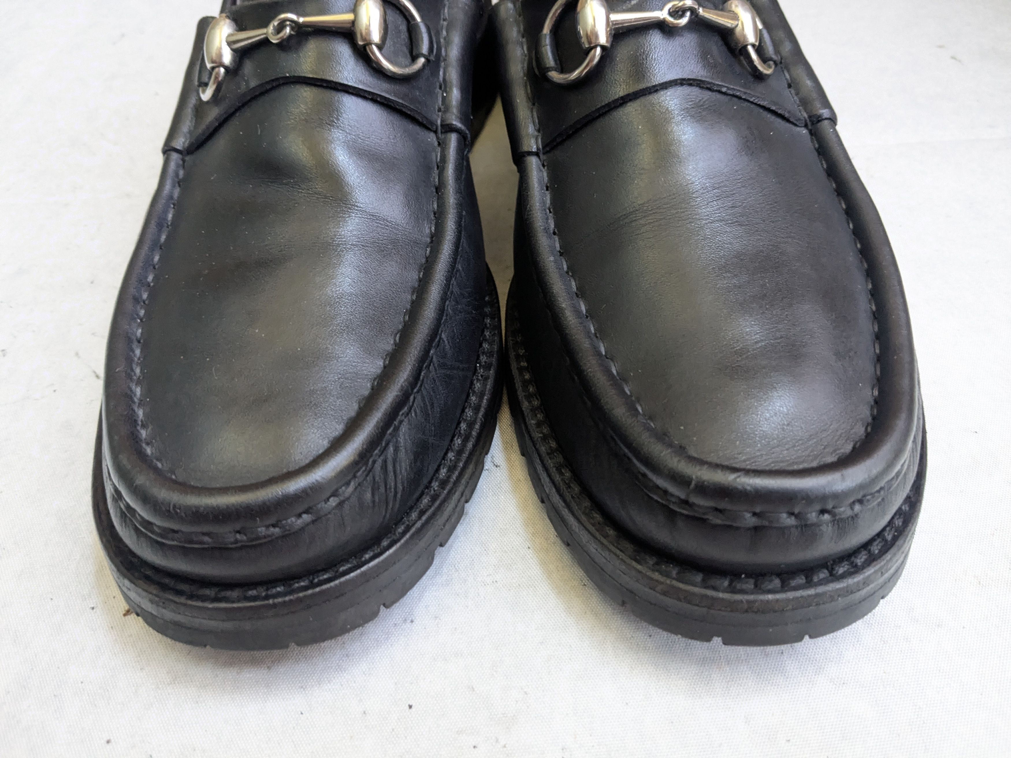 Gucci Gucci Horsebit Loafers Black 10.5 Leather Slip Ons Size US 10.5 / EU 43-44 - 4 Thumbnail