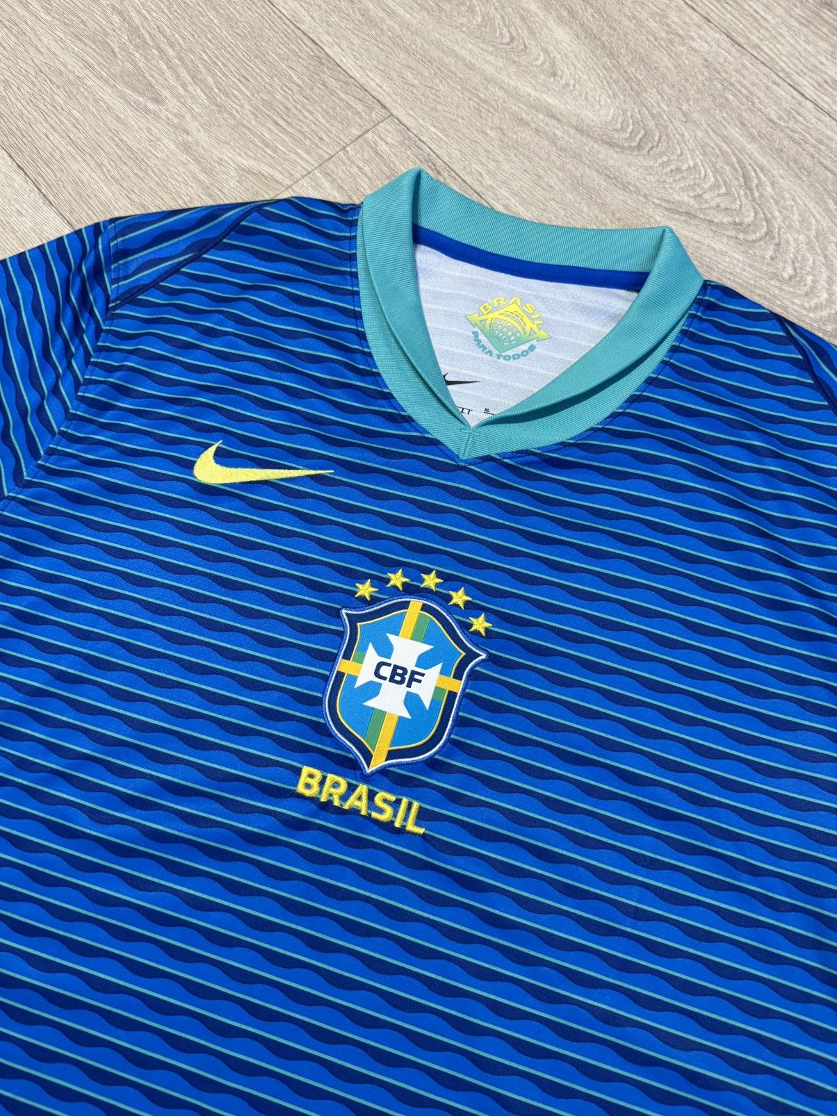 Nike 🔷Nike Brazil 2024 Soccer jersey🔷 Size US XL / EU 56 / 4 - 3 Thumbnail