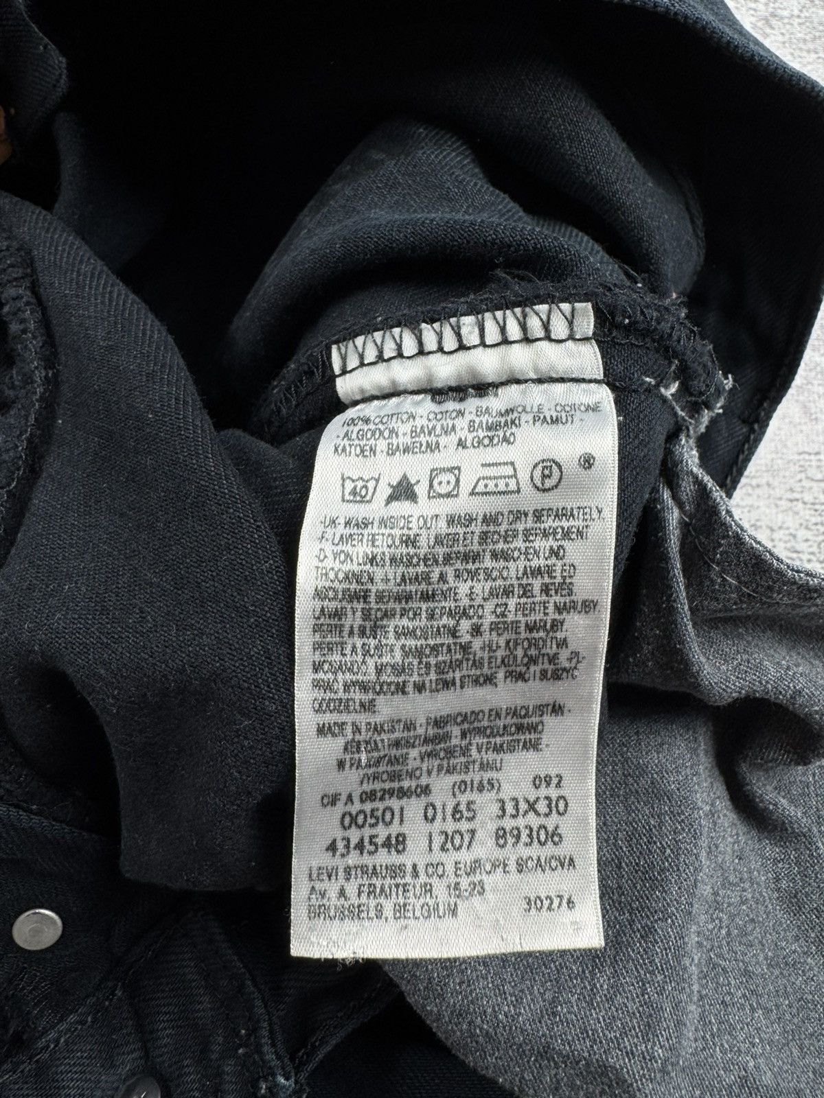 Levi's LEVIS 501 Comfort Fit W33 L30 Denim Straight USA 90s Cotton Jeans Pants Trousers Size US 33 - 15 Thumbnail