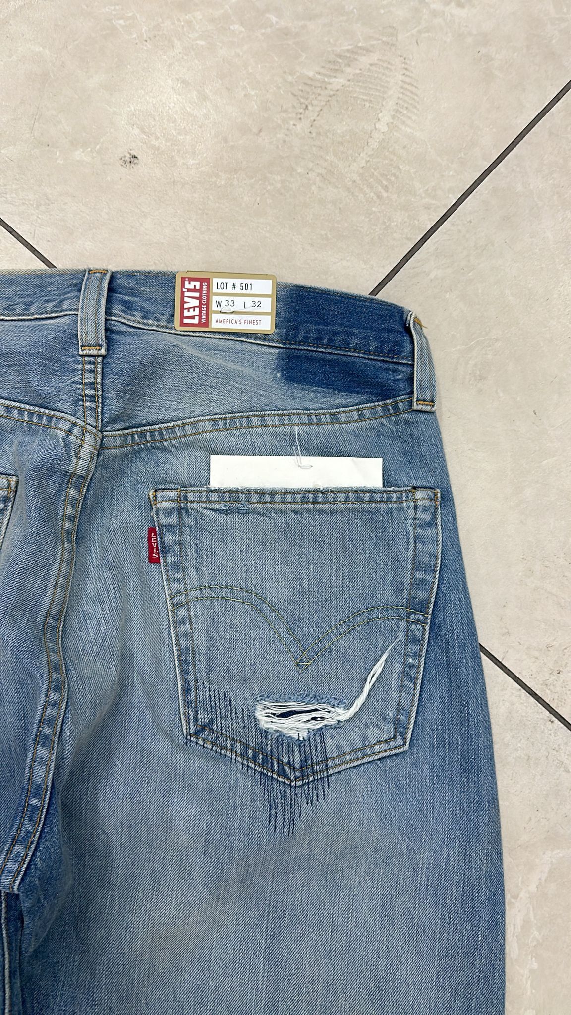 Levi's Vintage Clothing LVC Levi's Vintage Clothing 1947 501XX BigE Selvedge Jeans Size US 33 - 5 Thumbnail