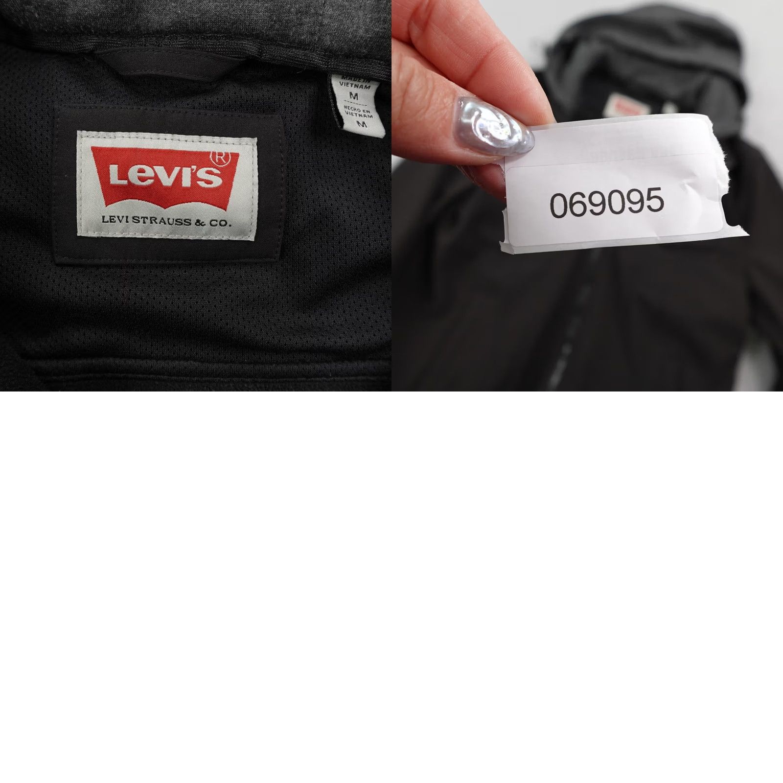 Levi's Levi's Jacket Mens Medium Black Softshell Fleece Lined Full Zip Trucker Coat Size US M / EU 48-50 / 2 - 8 Thumbnail