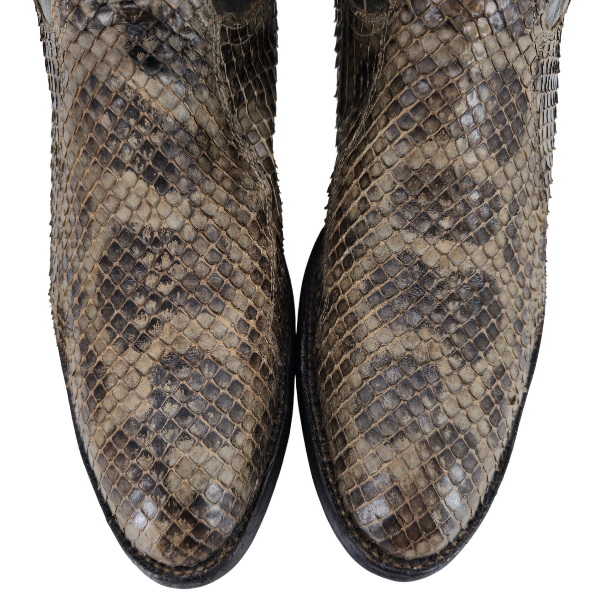 Tony Lama Vintage Anaconda Snakeskin Tony Lama Mens 9E Gold Label Boot Size US 9 / EU 42 - 2 Thumbnail