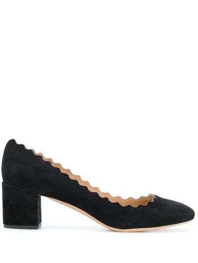Chloe o1loc1c1024 Lauren Ballerinas Pump in Black Size US 5 / IT 35 - 2 Thumbnail