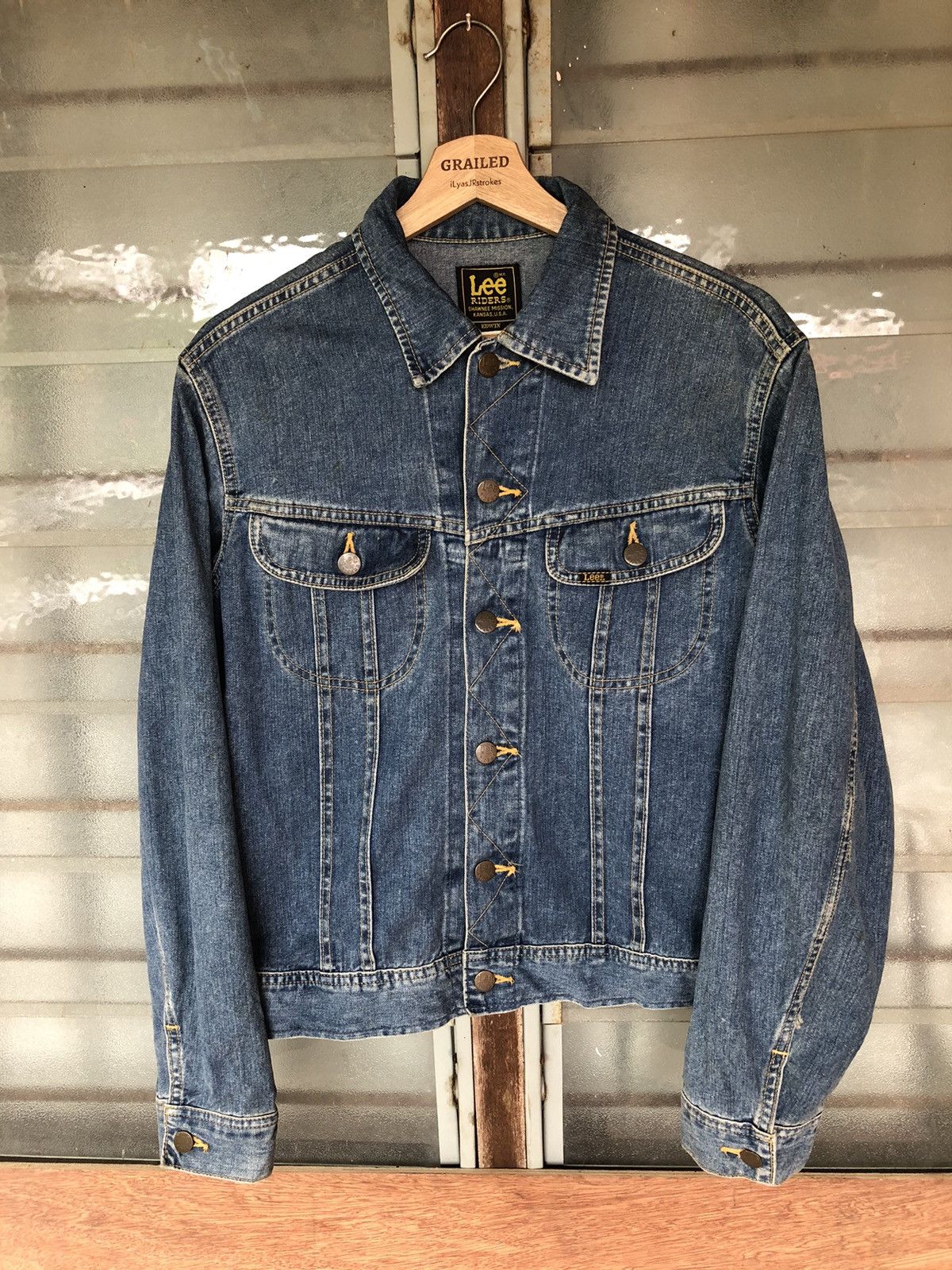 Lee Vintage Lee Rider Denim Jacket Rare Size US M / EU 48-50 / 2 - 2 Thumbnail