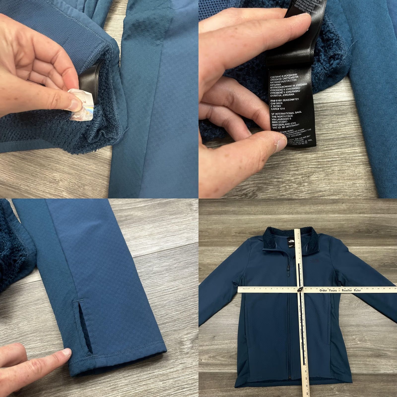 The North Face The North Face Jacket Mens Small Blue Fleece Lined Softshell Full Zip Hiking Size US S / EU 44-46 / 1 - 8 Thumbnail