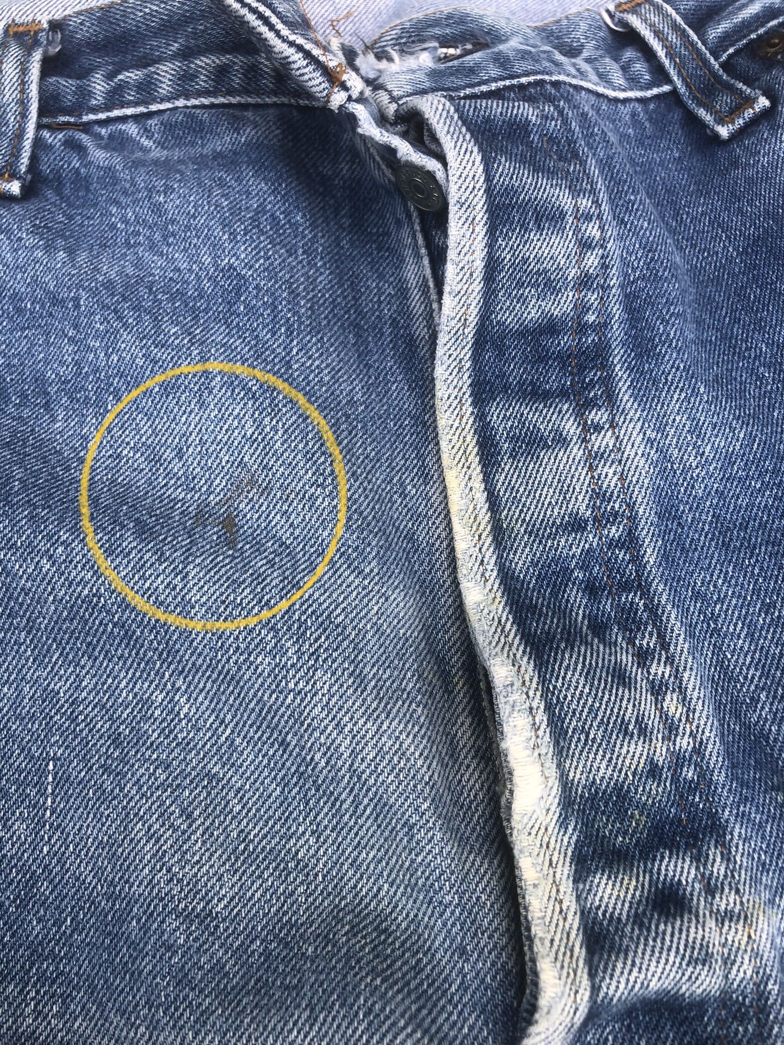 Levi's Vintage Clothing Vintage 80s Levis 501 Selvedge Small e Jeans Size US 38 / EU 54 - 17 Thumbnail