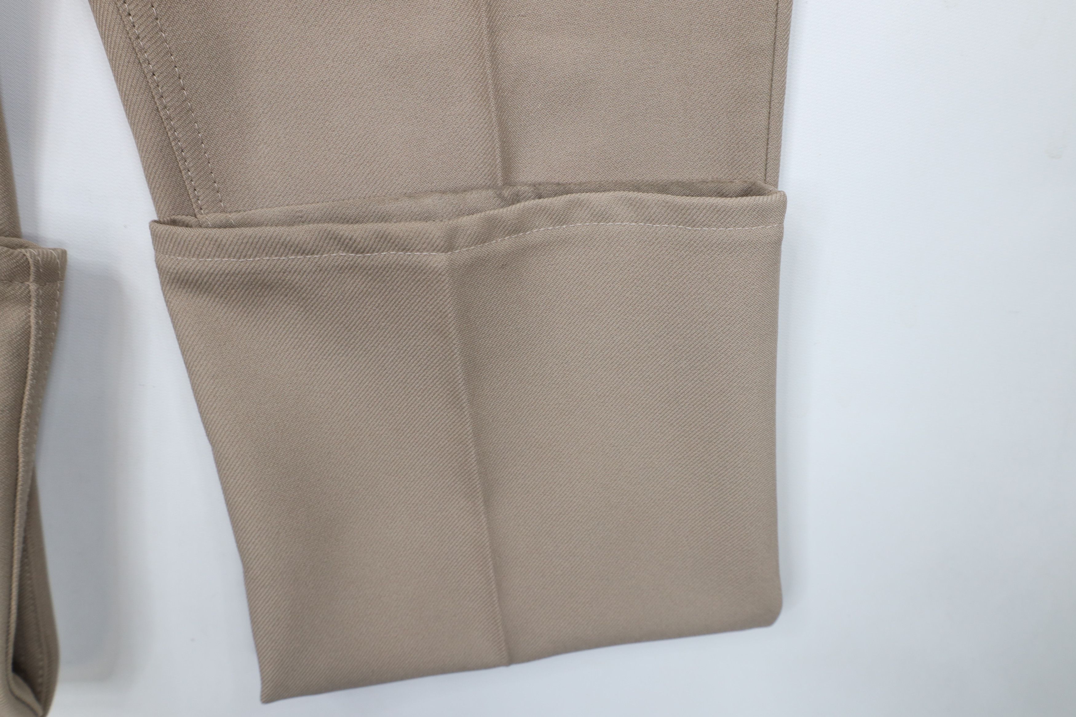 Vintage × Wrangler Vintage 90s Wrangler Knit Western Wide Leg Chino Pants Beige Size US 36 / EU 52 - 9 Thumbnail