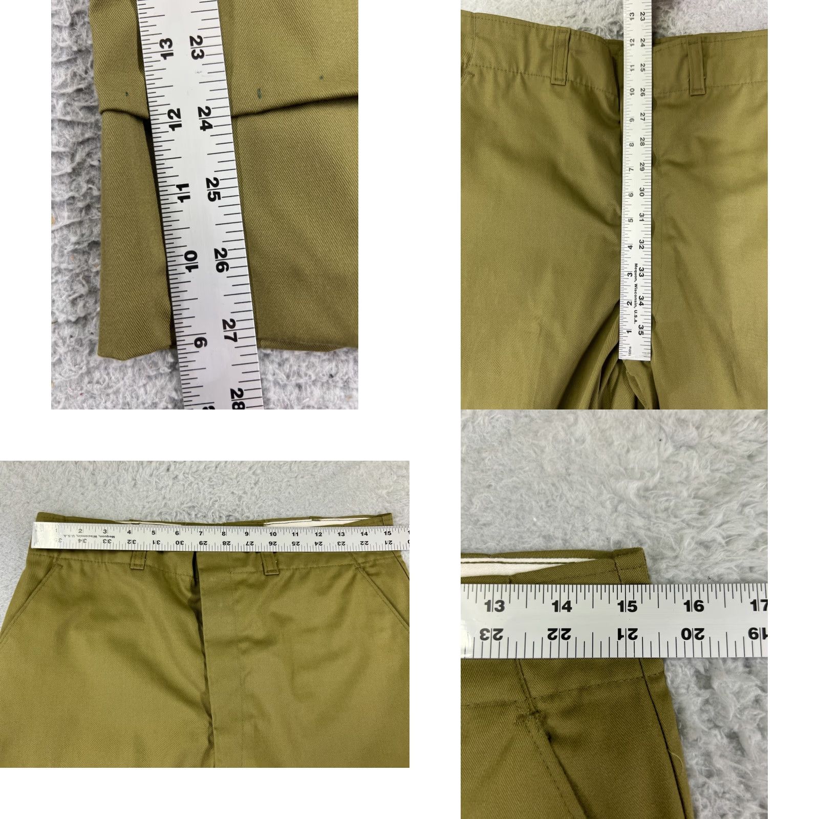 Vintage VINTAGE Boy Scouts of America Pants Men 30 Green Twill Uniform Adjustable 80s Size US 30 / EU 46 - 8 Thumbnail