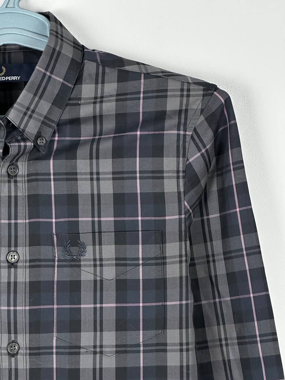 Fred Perry Fred Perry Plaid Check Green Shirt Long Sleeve Size US S / EU 44-46 / 1 - 4 Thumbnail