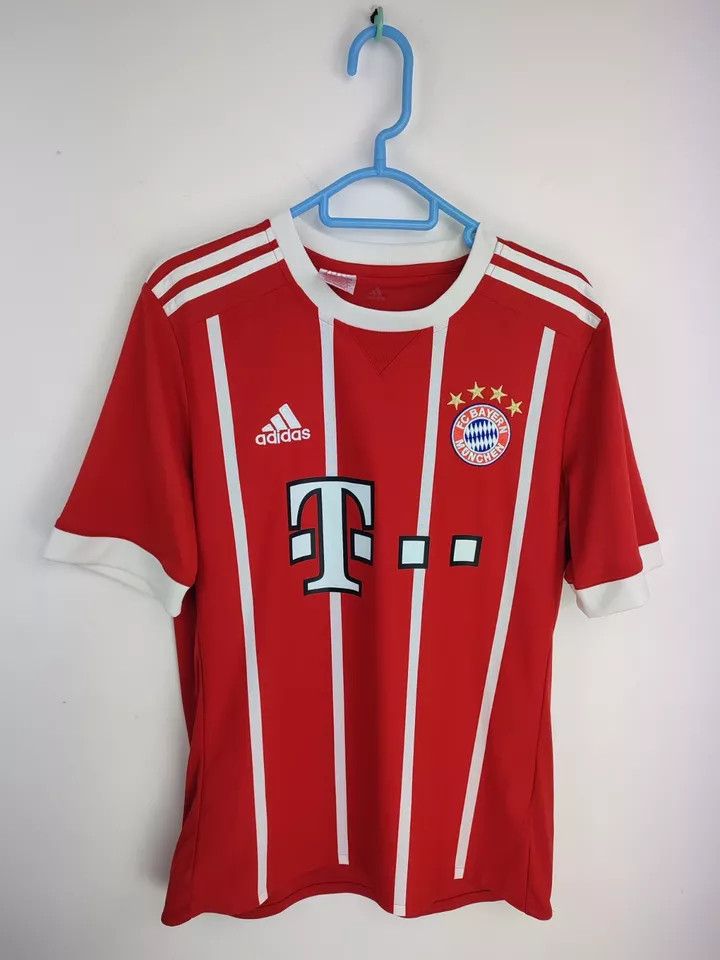 Adidas Fc Bayern Munchen 2017-2018 Home FOOTBALL Kit SHIRT SOCCER Size US XL / EU 56 / 4 - 9 Thumbnail