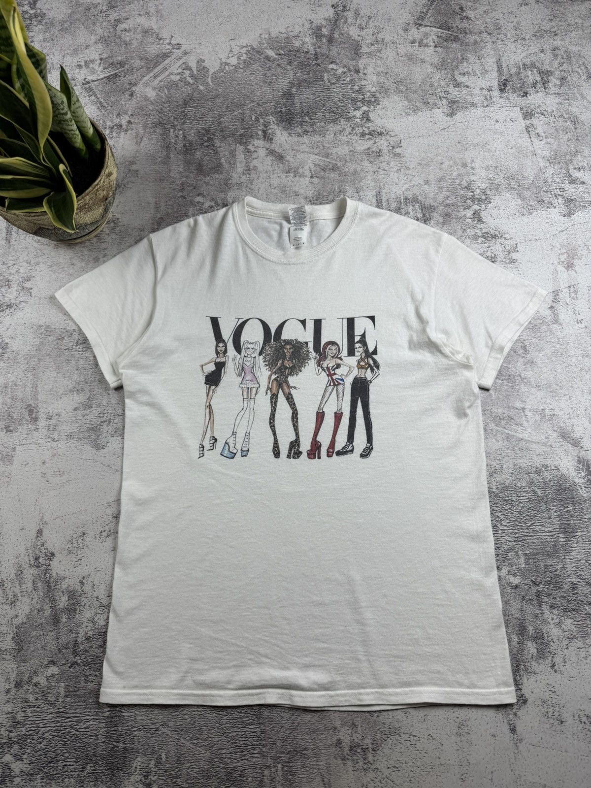 Vogue Vogue Spice Girls Ladies Gildan Medium Hip Hop Rap Cotton Jersey T Shirt Tee Size US M / EU 48-50 / 2 - 4 Thumbnail